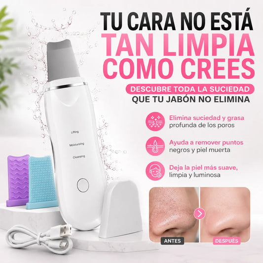 Espátula Facial: Elimina suciedad profunda y deja tu piel más limpia en minutos 🫧