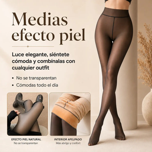 Piernas estilizadas al instante, sin que se transparenten