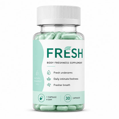Suplemento Desodorante Natural FRESH™ | Elimina el mal olor corporal desde la raiz